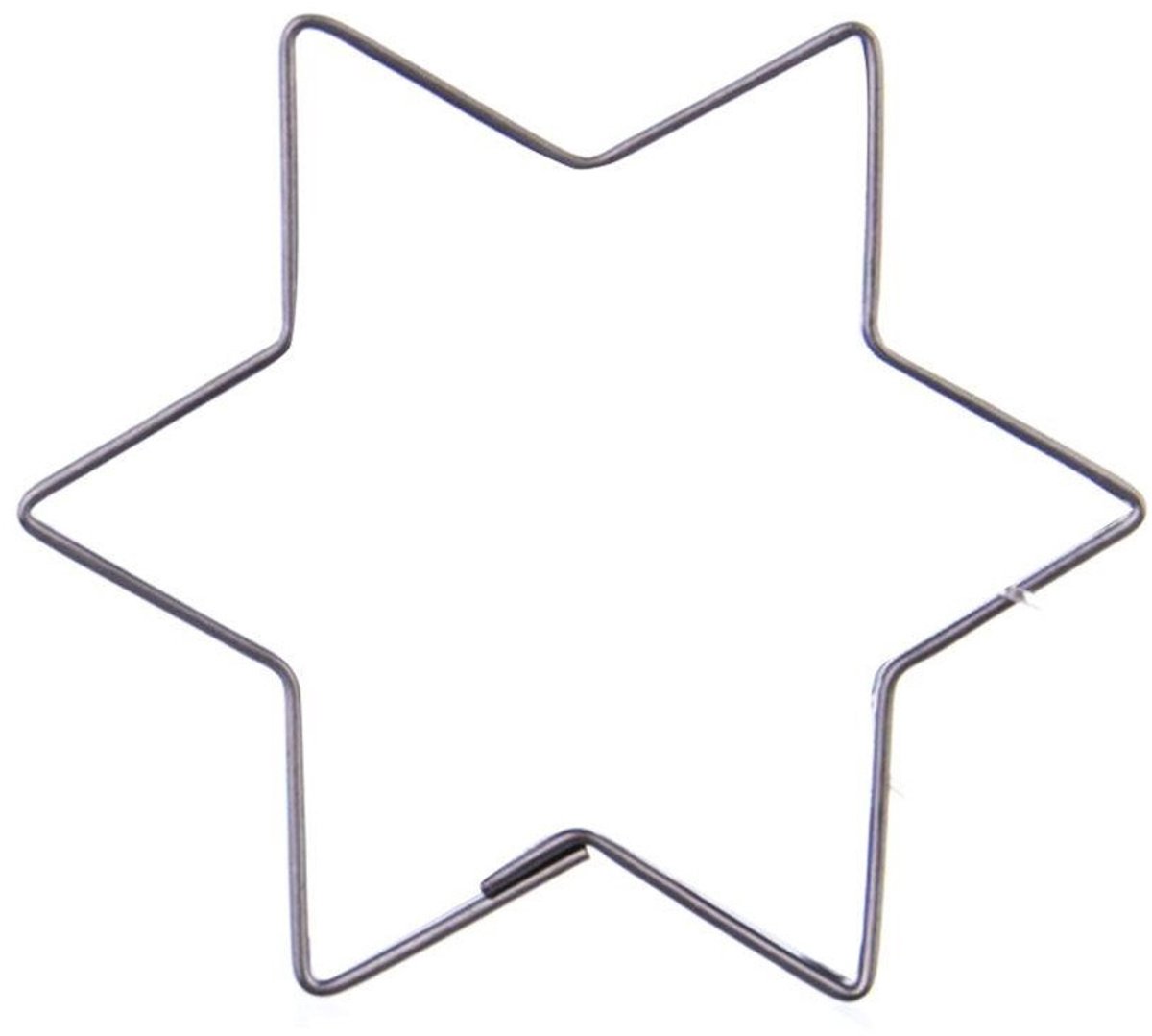 Orion Wykrawacz - RVS Koekjessnijder - 6,5 cm - Stervorm - Vaatwasserbestendig