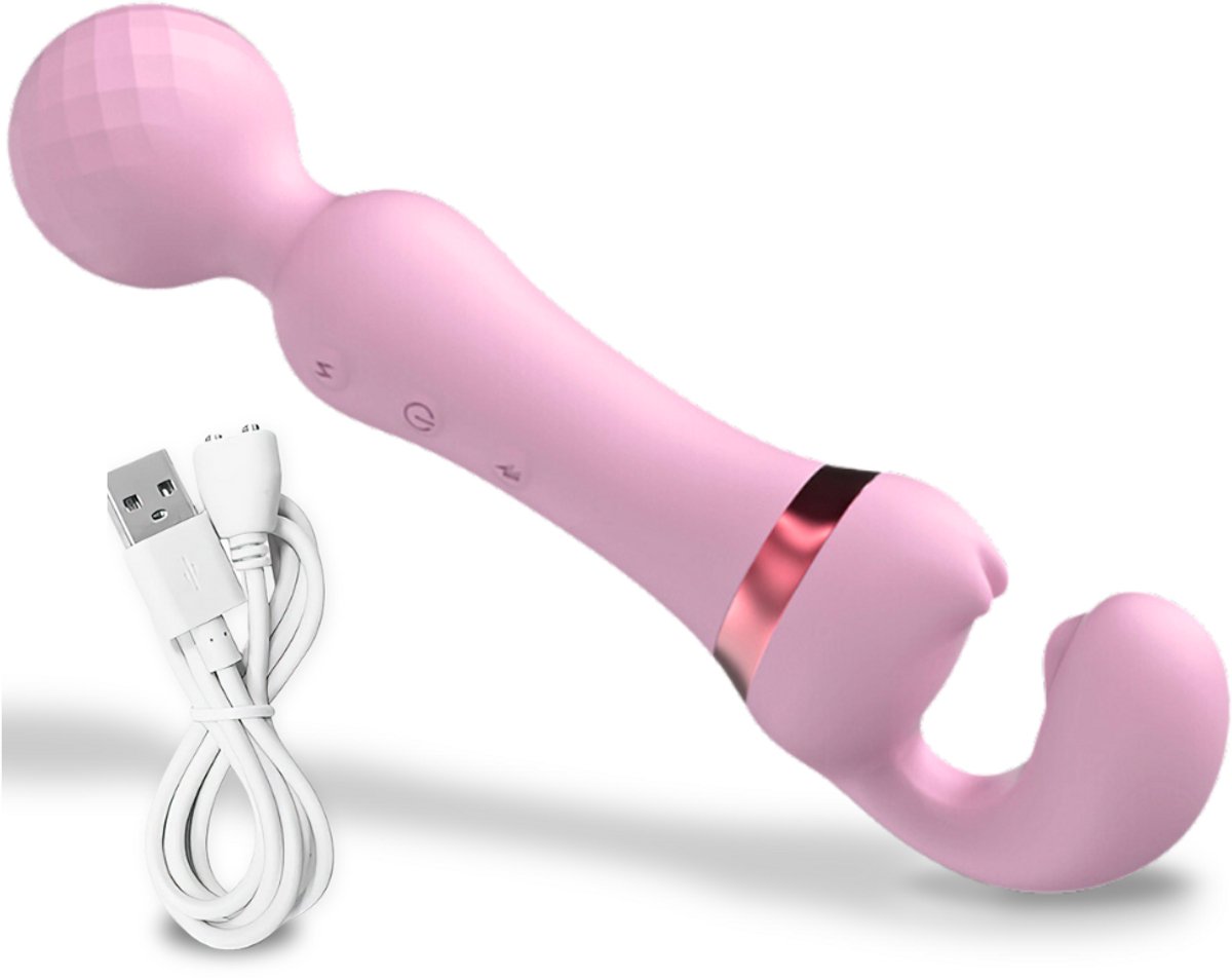 Rozkosznie Dubbelfunctie - Vibrator - Clitoris en G-punt - USB Oplaadbaar - Waterdicht