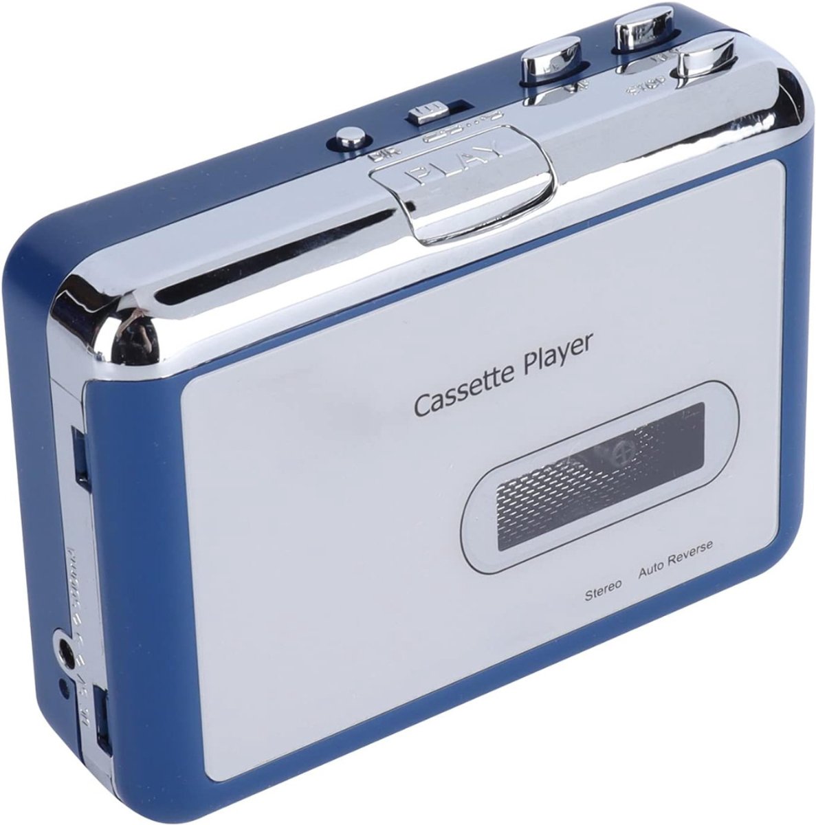 Cassette Speler - Walkman -Grijs met blauw