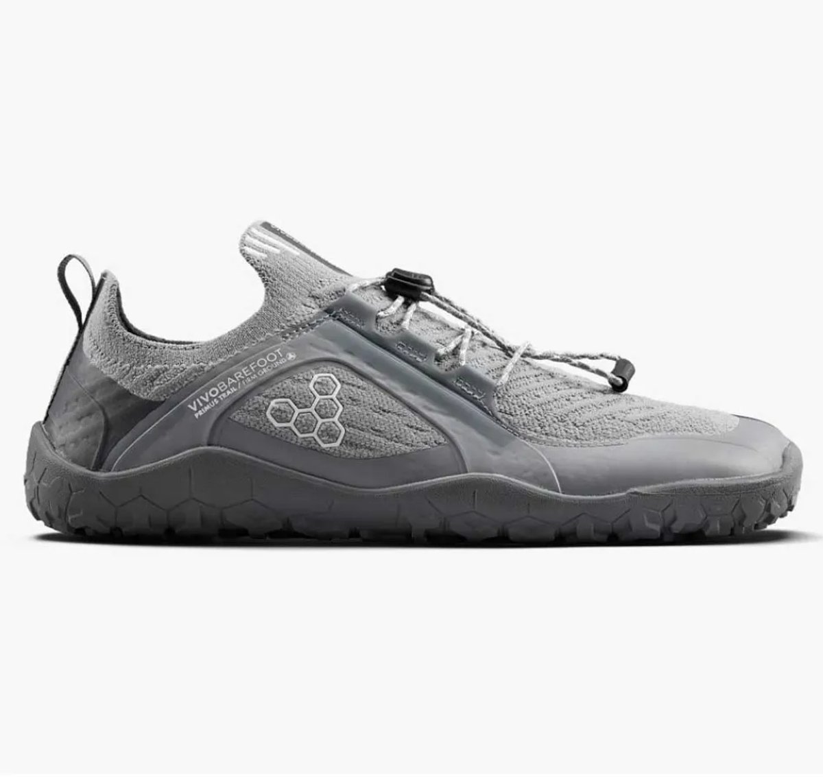 Vivobarefoot Primus Trail Knit Fg Barefoot Trailschoenen Grijs EU 46 Man