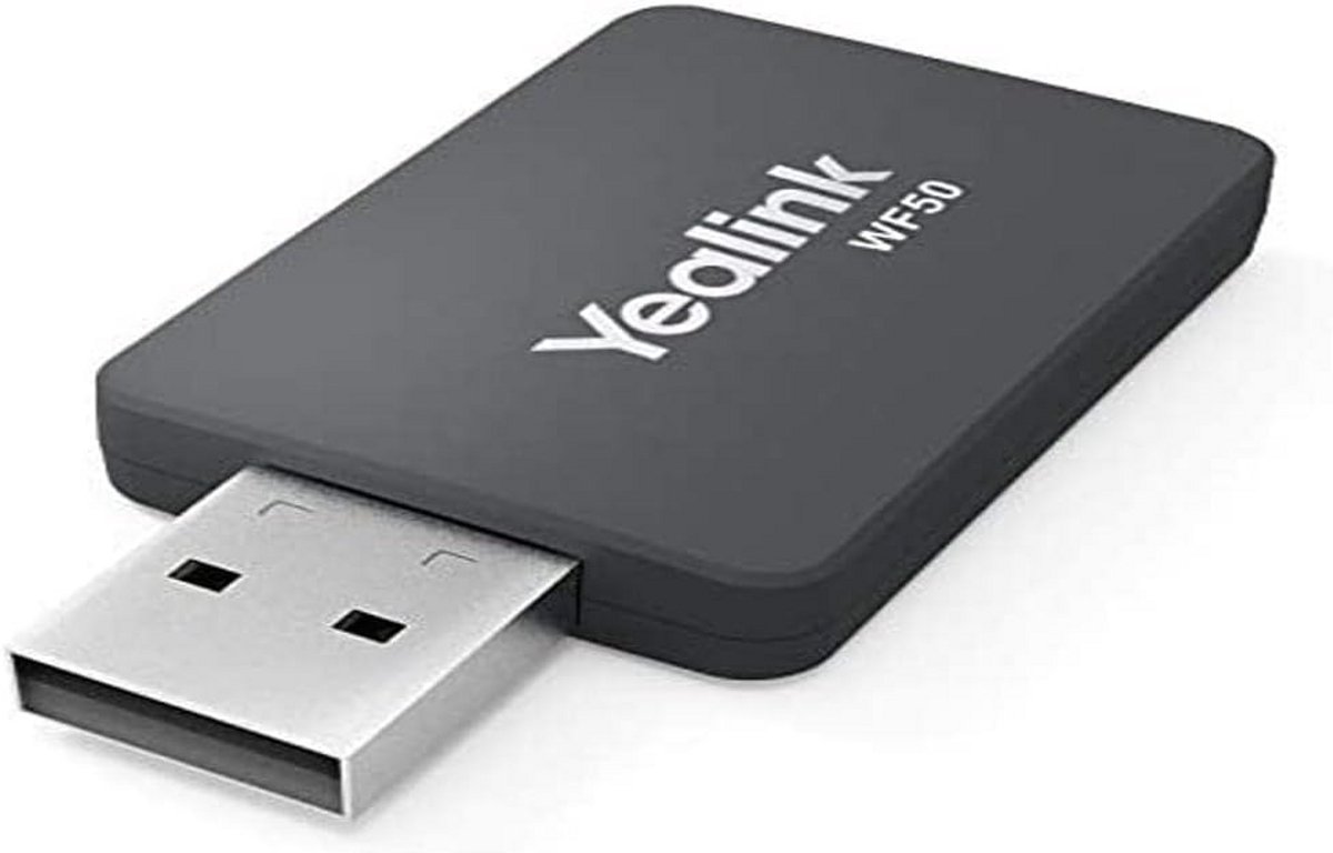 Yealink WF50 WiFi 5 USB-dongle 433 Mbit/s zwart