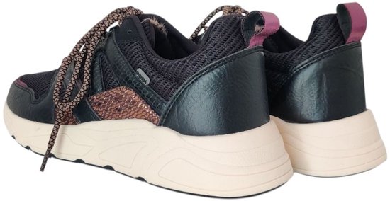 Baskets pour femmes femme POSH by Poelman CAROCEL - Zwart imprimé animal - Taille 38