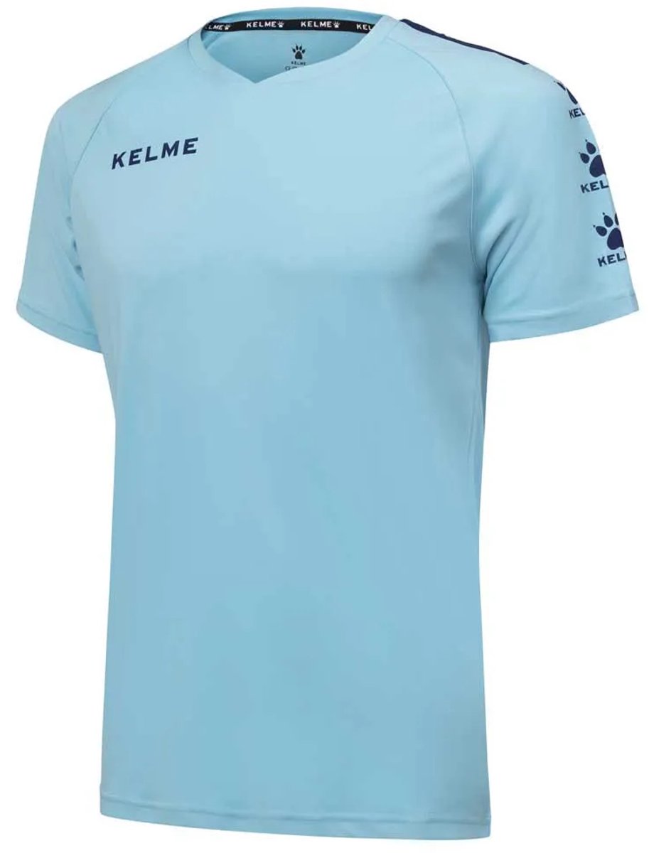 Kelme Lince T-shirt Met Korte Mouwen Blauw M
