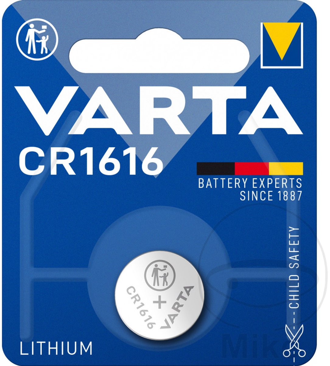 Varta CR1616 Lithium Knoopcelbatterij – 3V – 55mAh – 1 Stuk