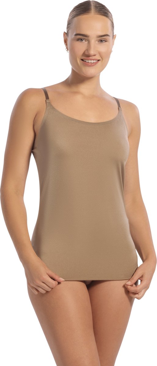 Ten Cate Secrets spaghetti top dusty sand voor Dames | Maat M