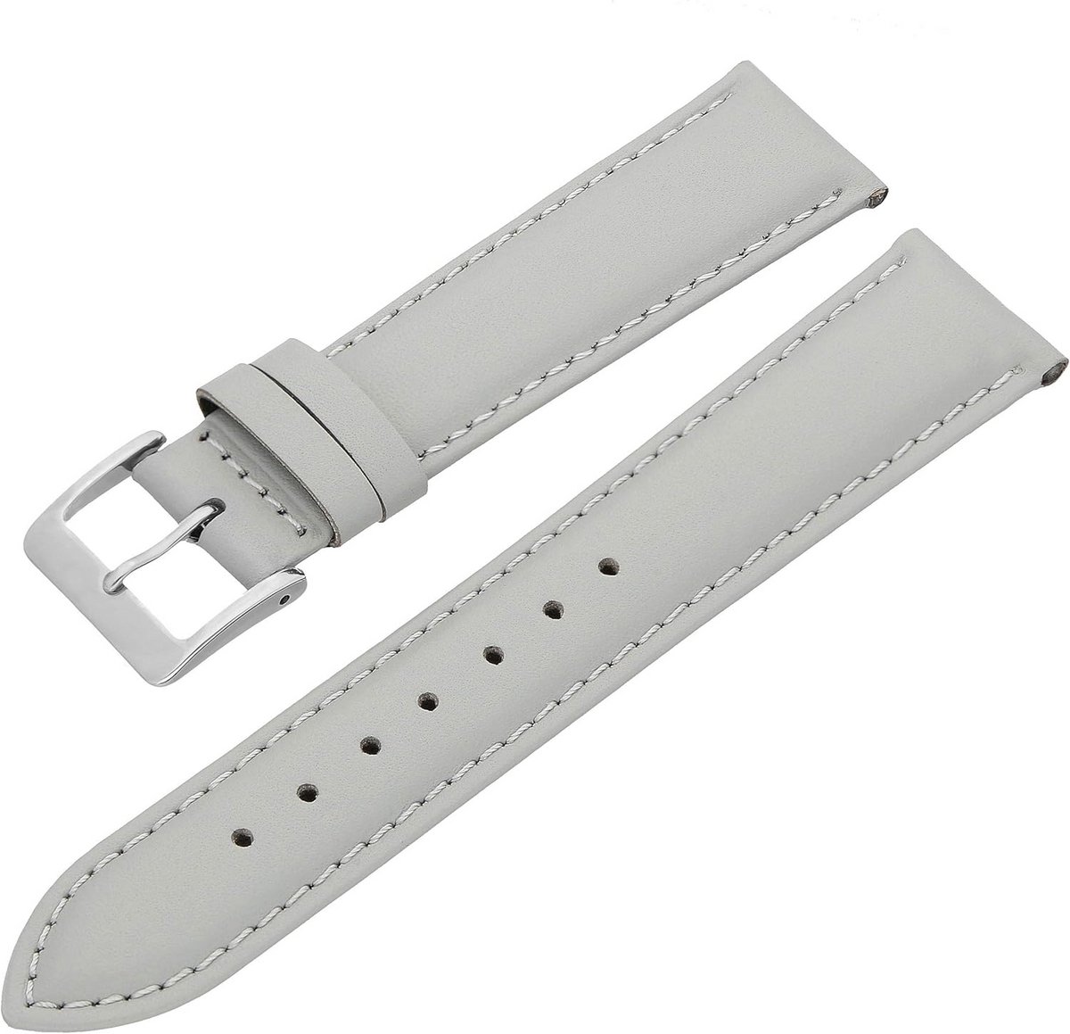 Horlogeband van echt leer voor klassieke en sportieve modellen