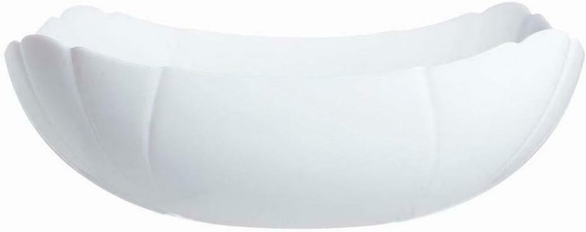 Glas saladeschaal opaalwit Lotussia 9201396