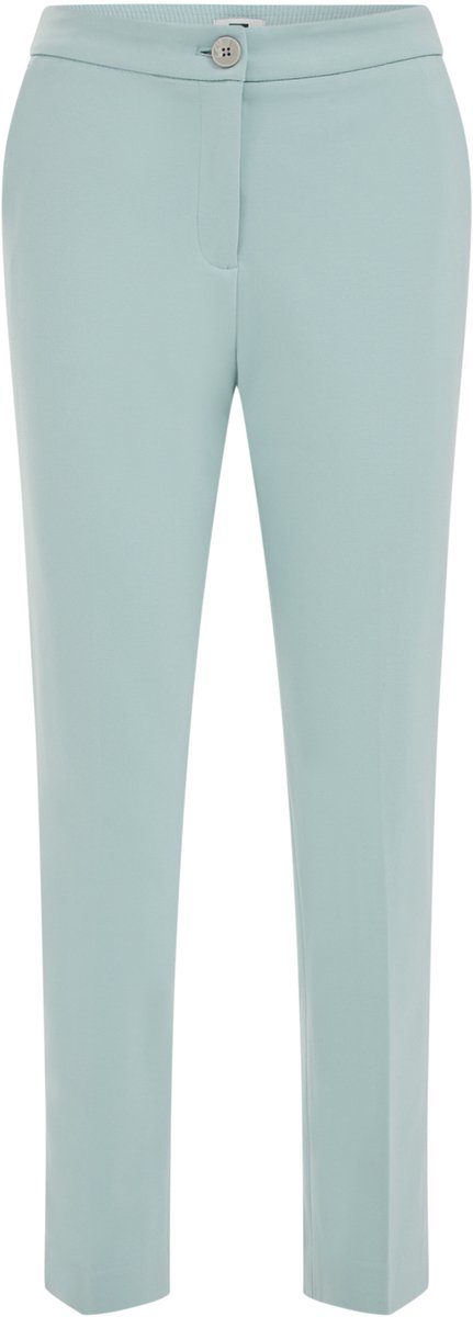 WE Fashion Dames slim fit pantalon met stretch