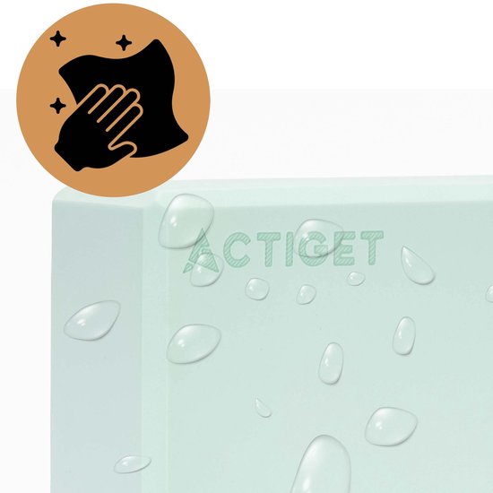 Actiget® Yoga Blok - Yoga Cube - Pilates Blok - Balans - Rekoefeningen - EVA-schuim - Mintgroen - 7,5 X 23 X 15 Cm van Merkloos — afbeelding 4