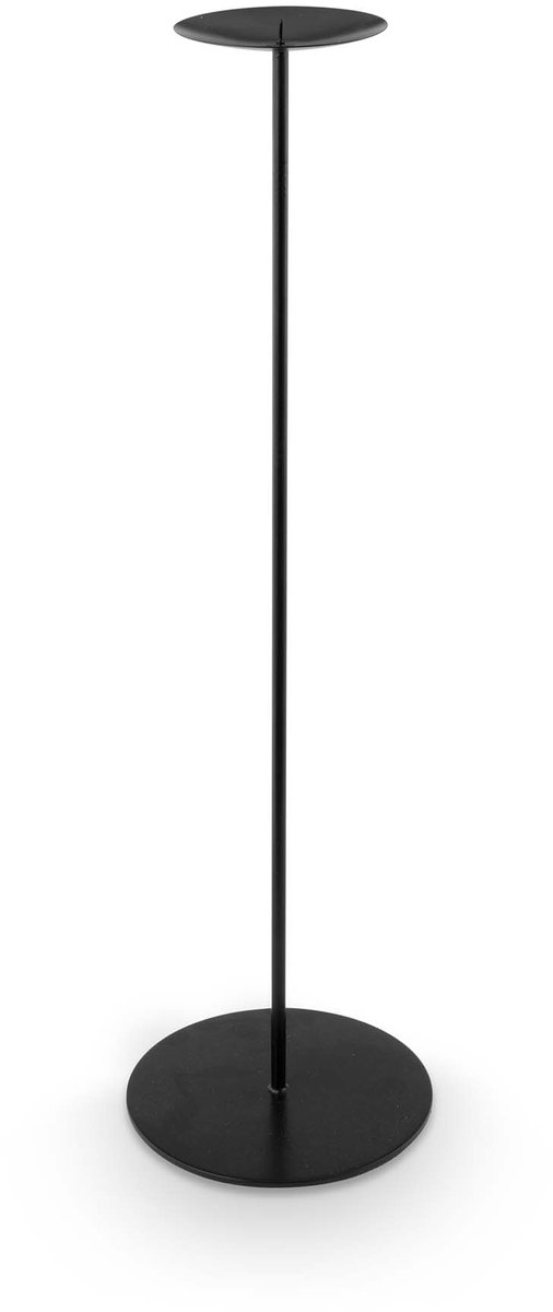 vtwonen Kaarsenhouders - Decoratie - Kandelaar van Metaal - Zwart - 70cm