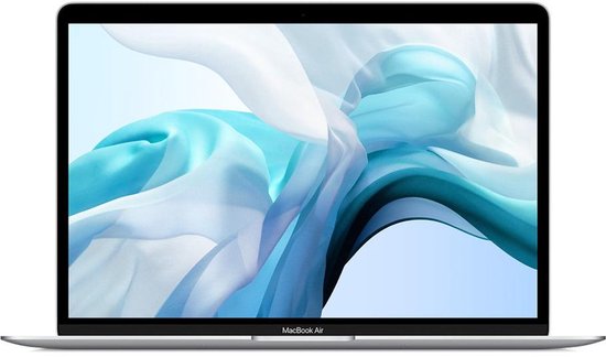 MacBook Air 13" 2019 Intel Core i5 (I5-8210Y) 1.6GHz 16GB 256GB SSD Silver QWERTY - Apple - Hoofdafbeelding