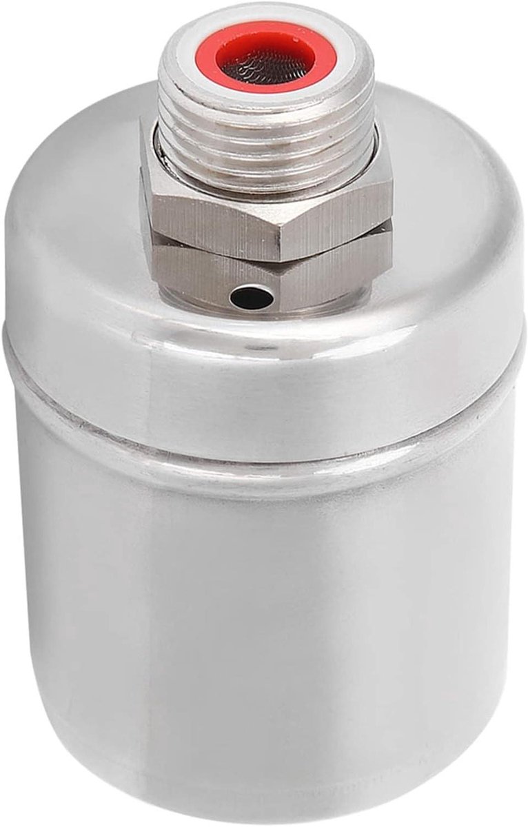Allecta - Drijvende kogelkraan 1/2 inch roestvrij staal voor watertankspoeltoren