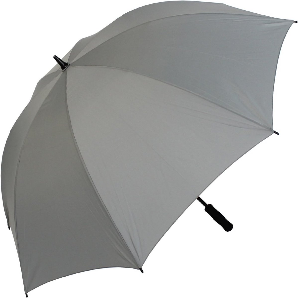 XXL Paraplu 130 cm Stormvast Glasvezel Lichtgewicht met Softgrip - Grijs