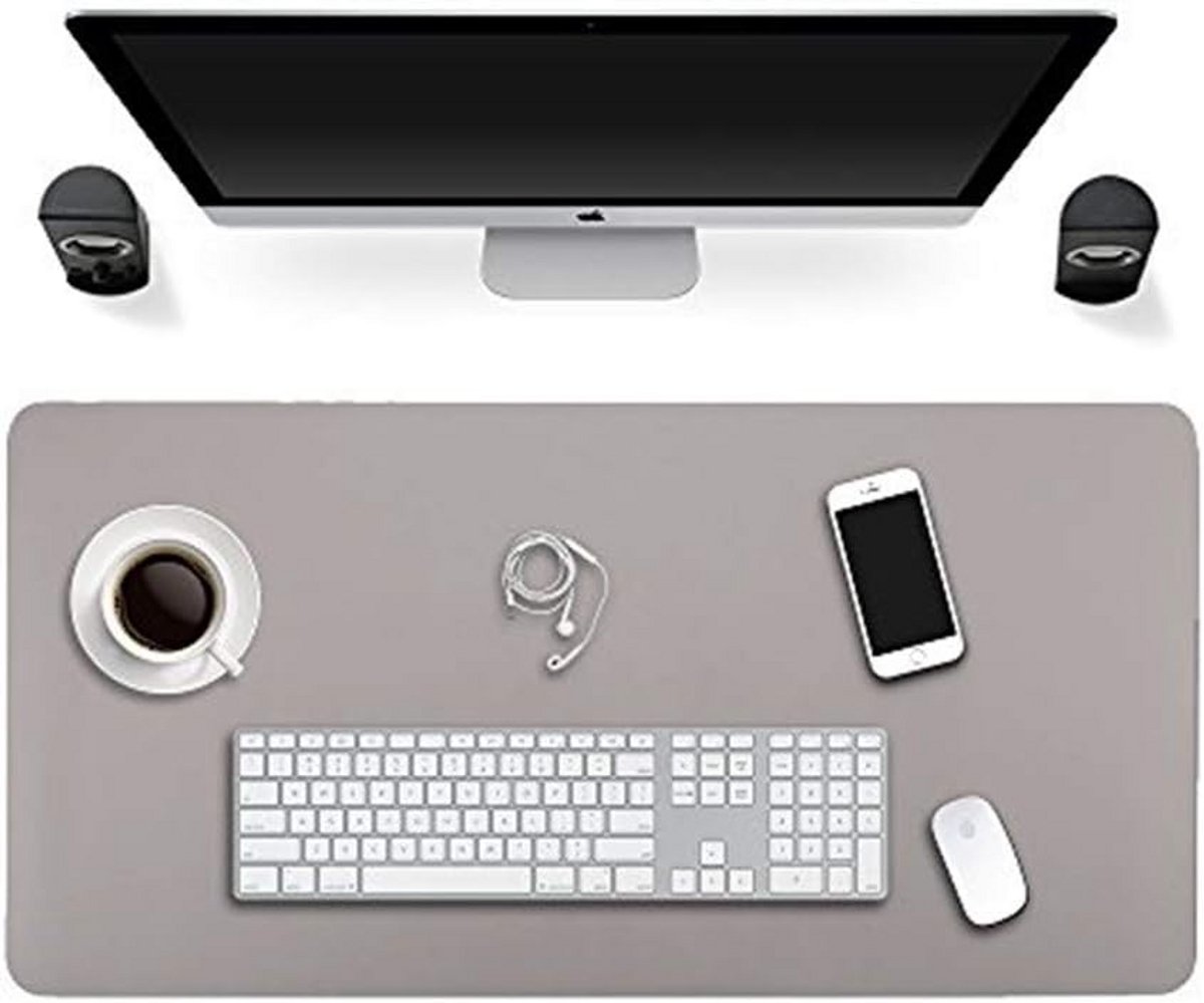 Groot Bureauonderlegger XL - Waterdicht PU Leer Bureau Mat Antislip - Ideaal voor Werk & School (80x40 cm)