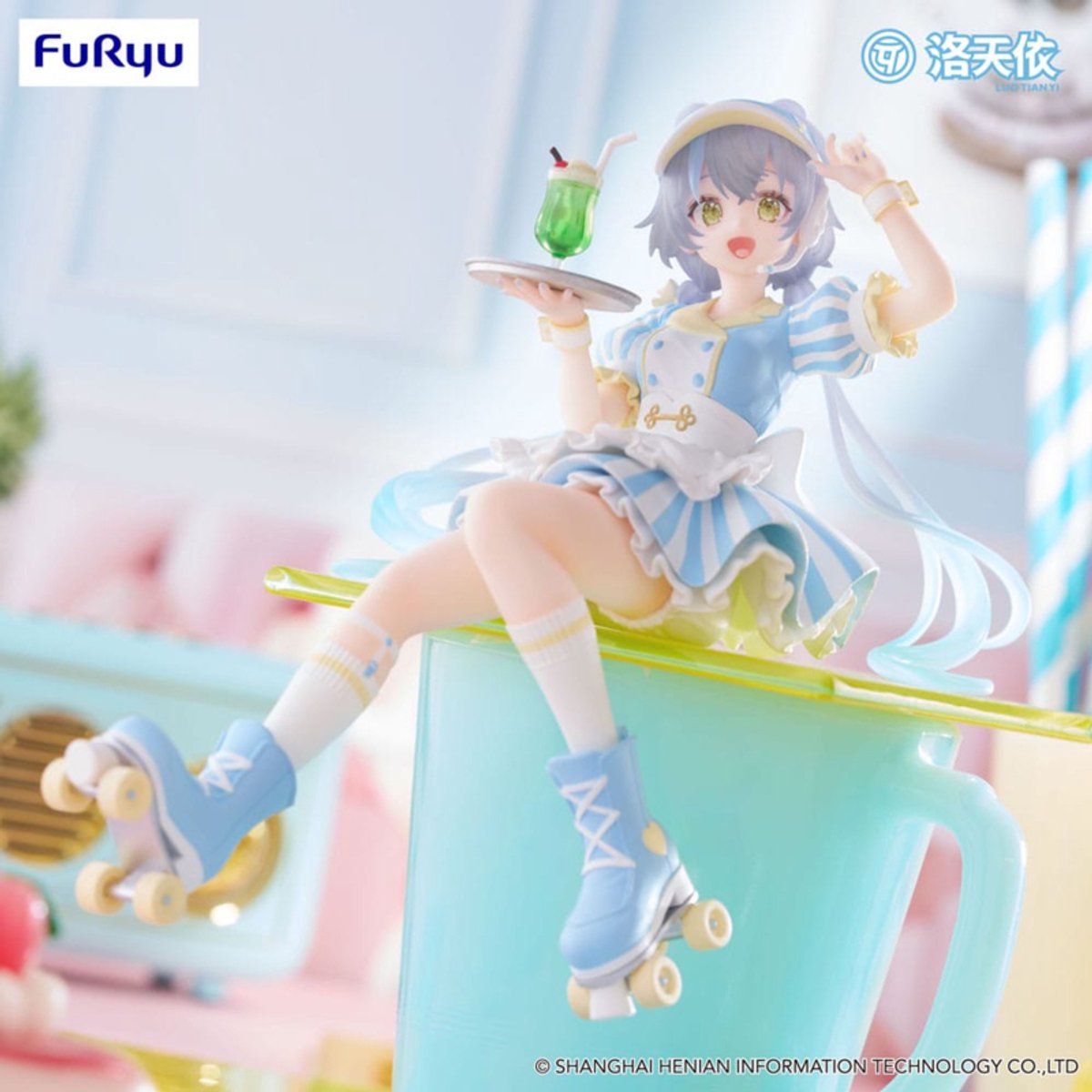 Japanse Anime Figuur Beeld - Vsinger Noodle Stopper PVC Statue Luo Tian Yi Waitress Ver. 15 cm