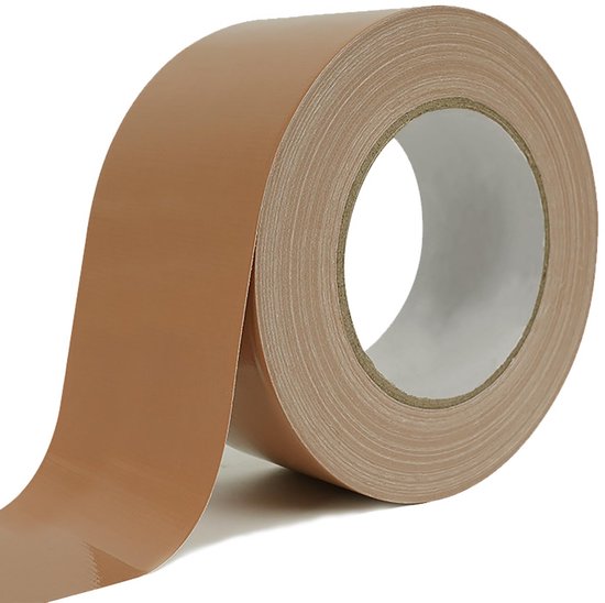 Extra Sterk Weefsel Tape Bruin 20m X 50mm Waterdicht Ducttape Voor Extra Sterk Weefsel Tape Bruin 20m X 50mm Waterdicht Ducttape Voor