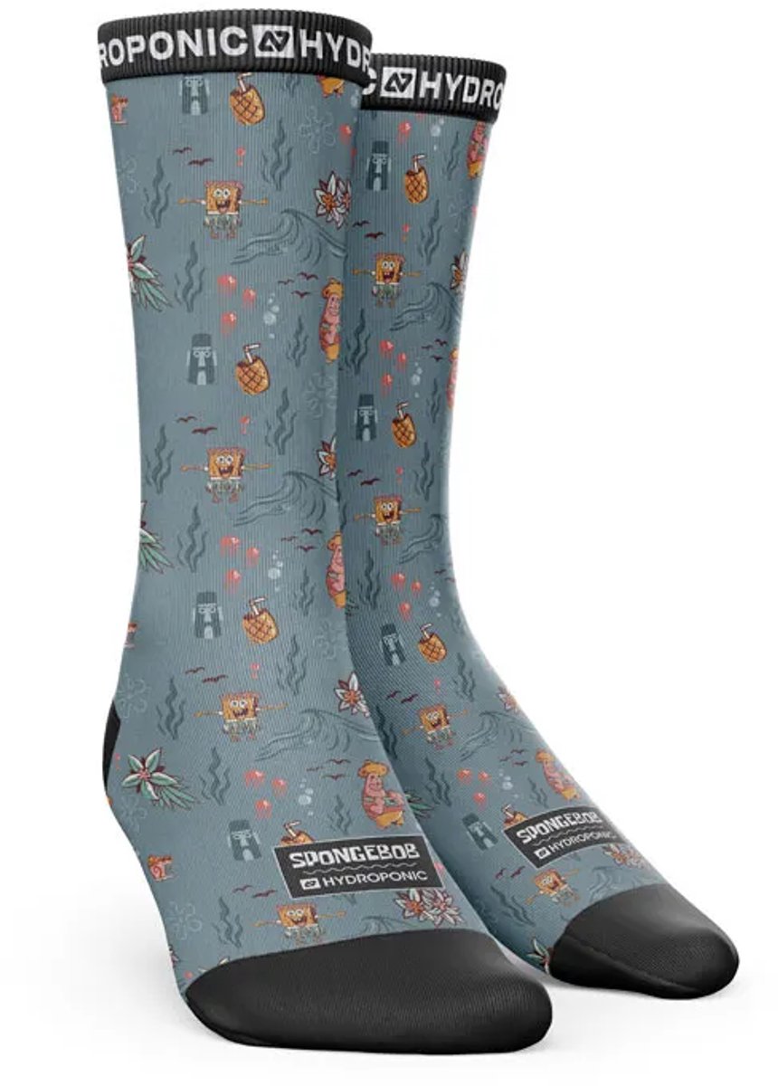 Hydroponic Sk Sponge Bob Sokken Grijs EU 43-46