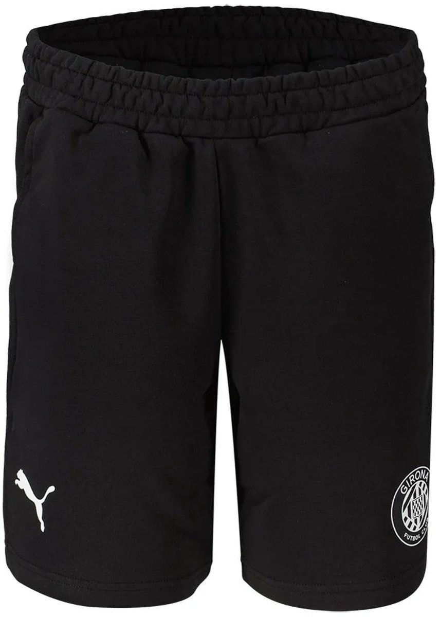 Puma Som-hi Girona Fc Junior Korte Broek 15-16 Years Kinderen Zwart