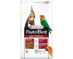 NutriBird G14 Tropical - Extruded Pellets for Large Parakeets - 3 kg Versvoeding