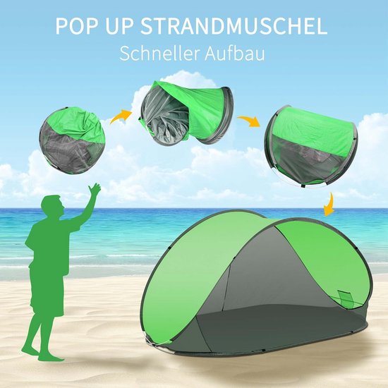 Pop-up Strandtent met UV-Bescherming voor Familie Camping en Privacy van POP — afbeelding 5