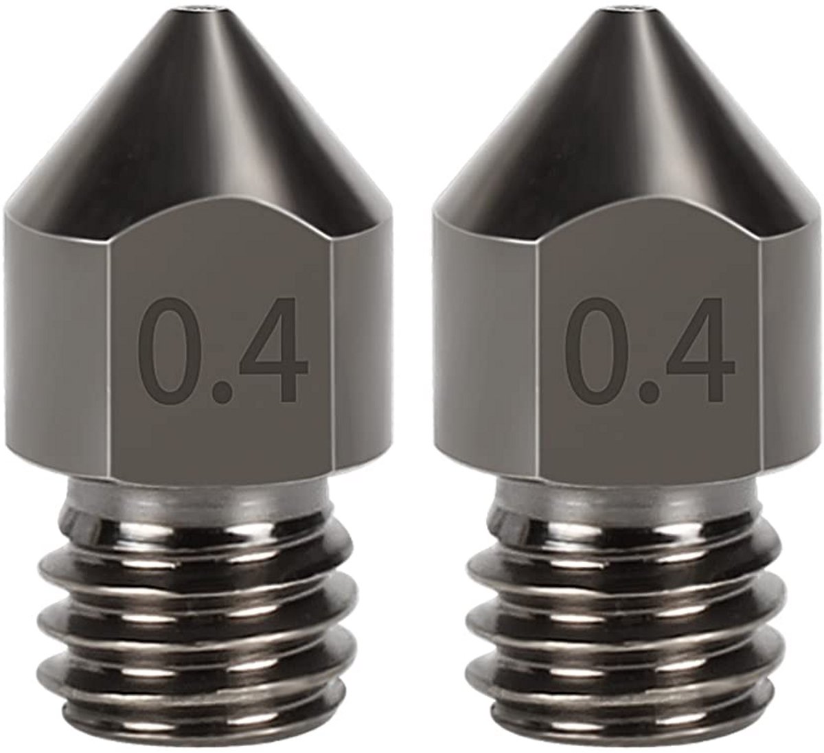 MK8 1.75mm 0.4mm Verstevigde Staal Nozzles - Duurzaam en Slijtvast
