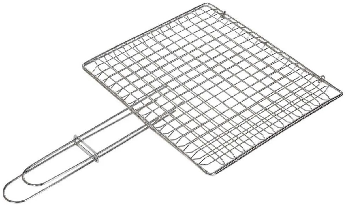 Sauvic Verzinkte Visgrill Zonder Poten 30x35 Cm Zilver