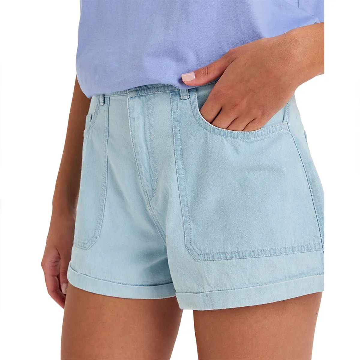 Roxy Vibrant Community Mid Korte Jeans M Vrouw Blauw