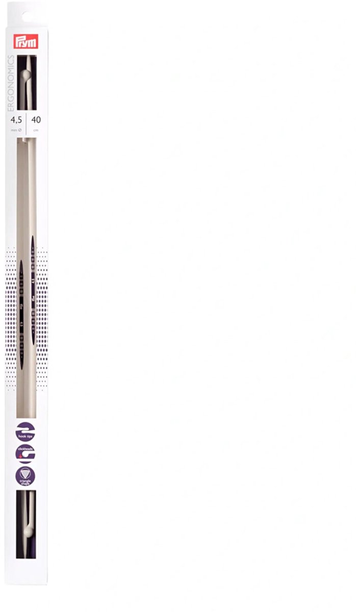 Breinaalden ergonomisch 4,5 mm - 40 cm - Prym