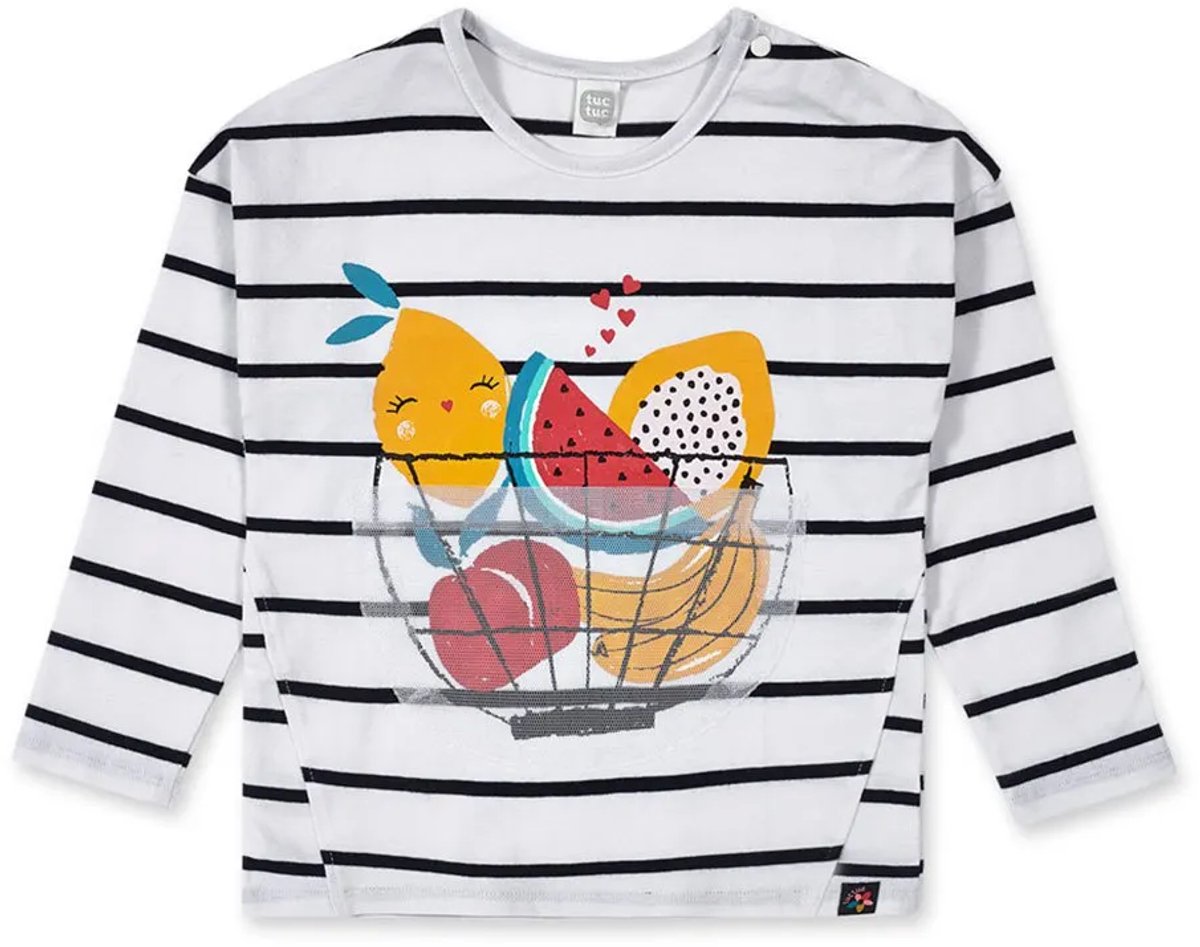 Tuc Tuc Juicy T-shirt Met Lange Mouwen Wit 12 Months Meisje