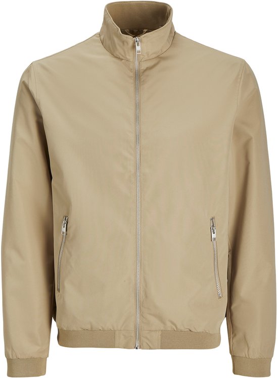Jack & Jones - Heren Jas zomer Mash Harrington Bomber - Beige - Maat S