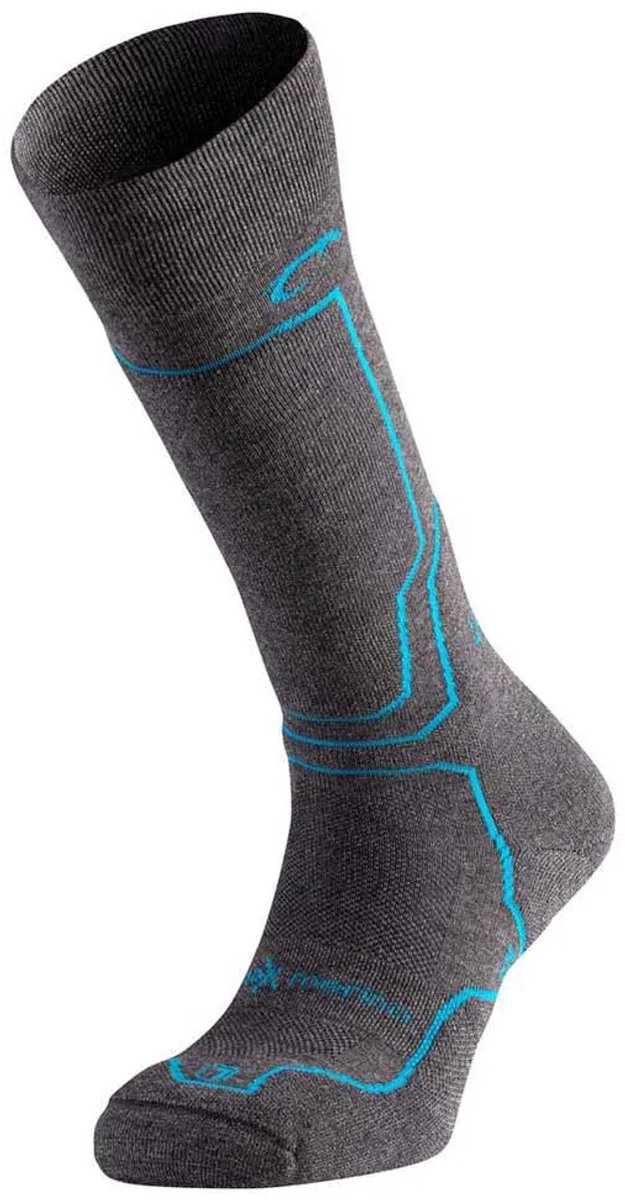 Lurbel Peak Six Lange Sokken Grijs EU 39-41 Man,Vrouw
