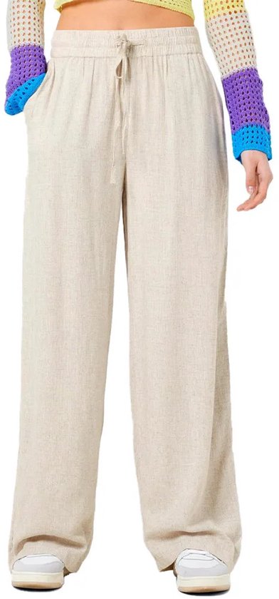 Noisy may Pants Nmleilani Nw Loose Pants Noos 27026323 Naturel Femme Taille - L