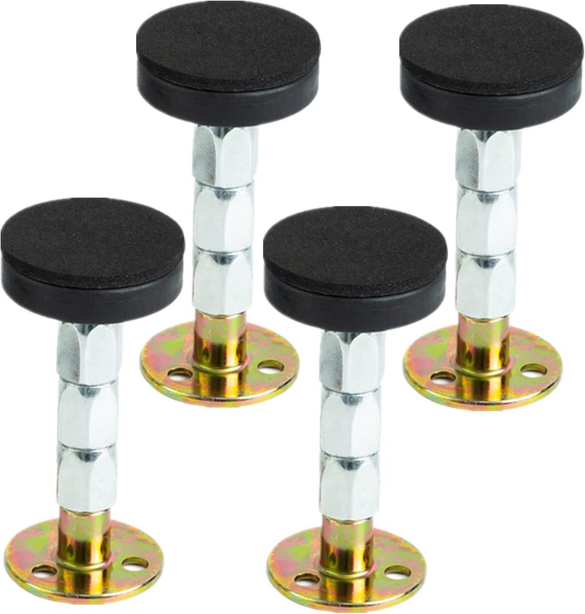 Verstelbaar Bedframe Stabilisatiepakket - 4-pak voor Schudschade Preventie