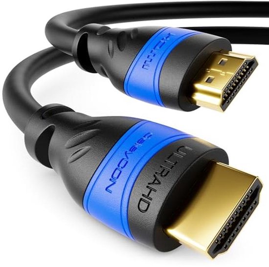 HDMI Kabel 6 meter 4K UHD High Speed met Ethernet - 18 Gbps - 3D en ...
