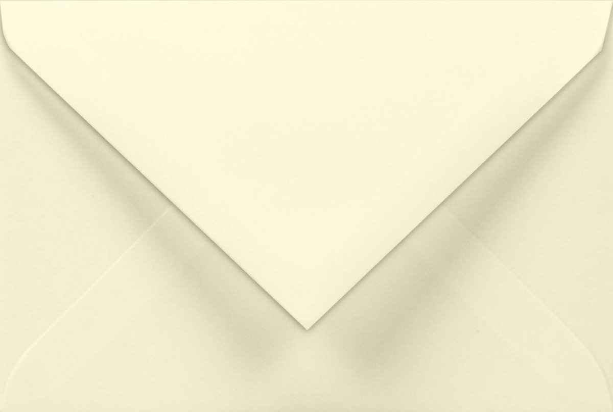 Mini Ivoor Enveloppen DIN C7 - 100 Stuks
