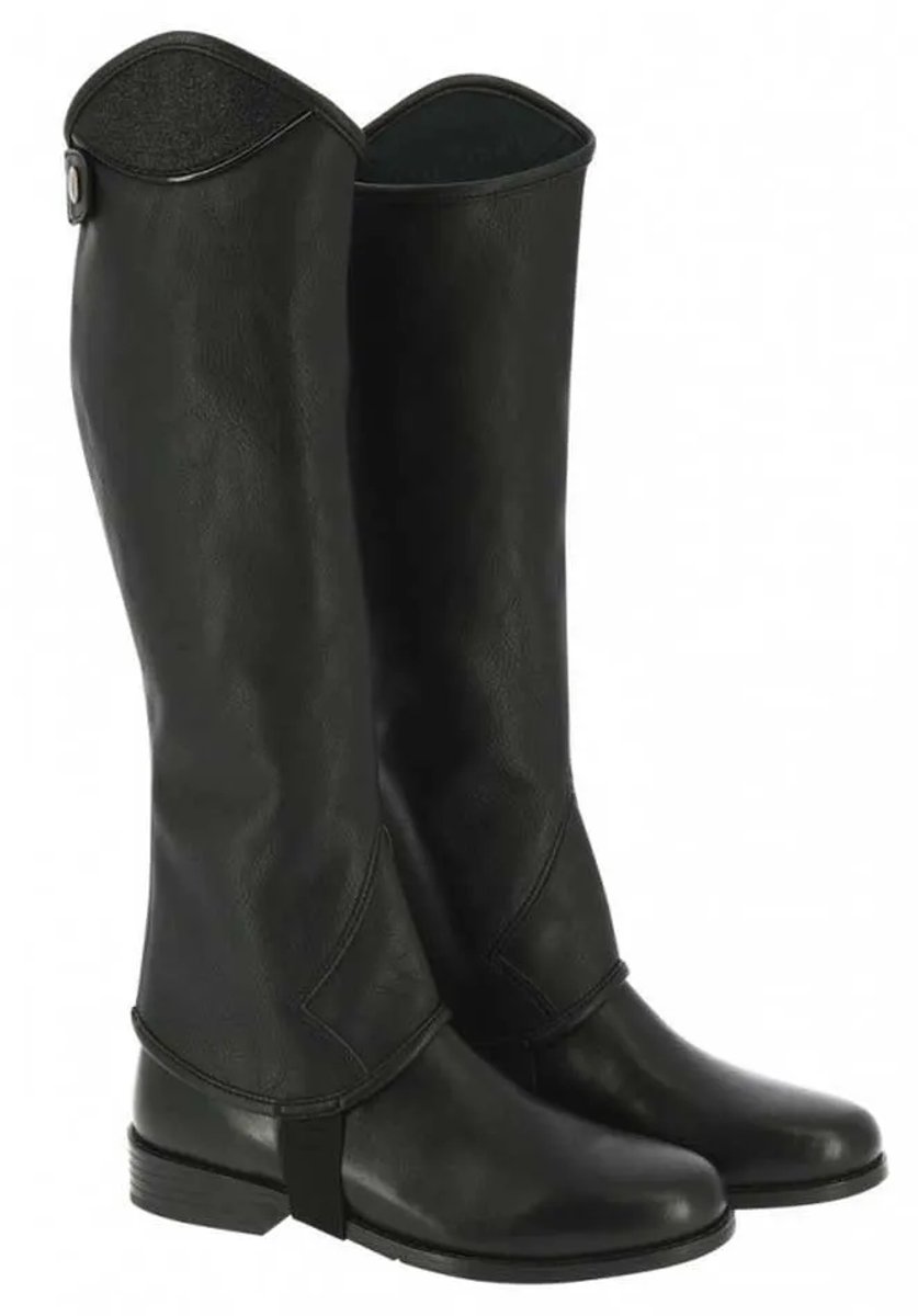 Norton Equestrian Glitter Halve Chaps M Zwart