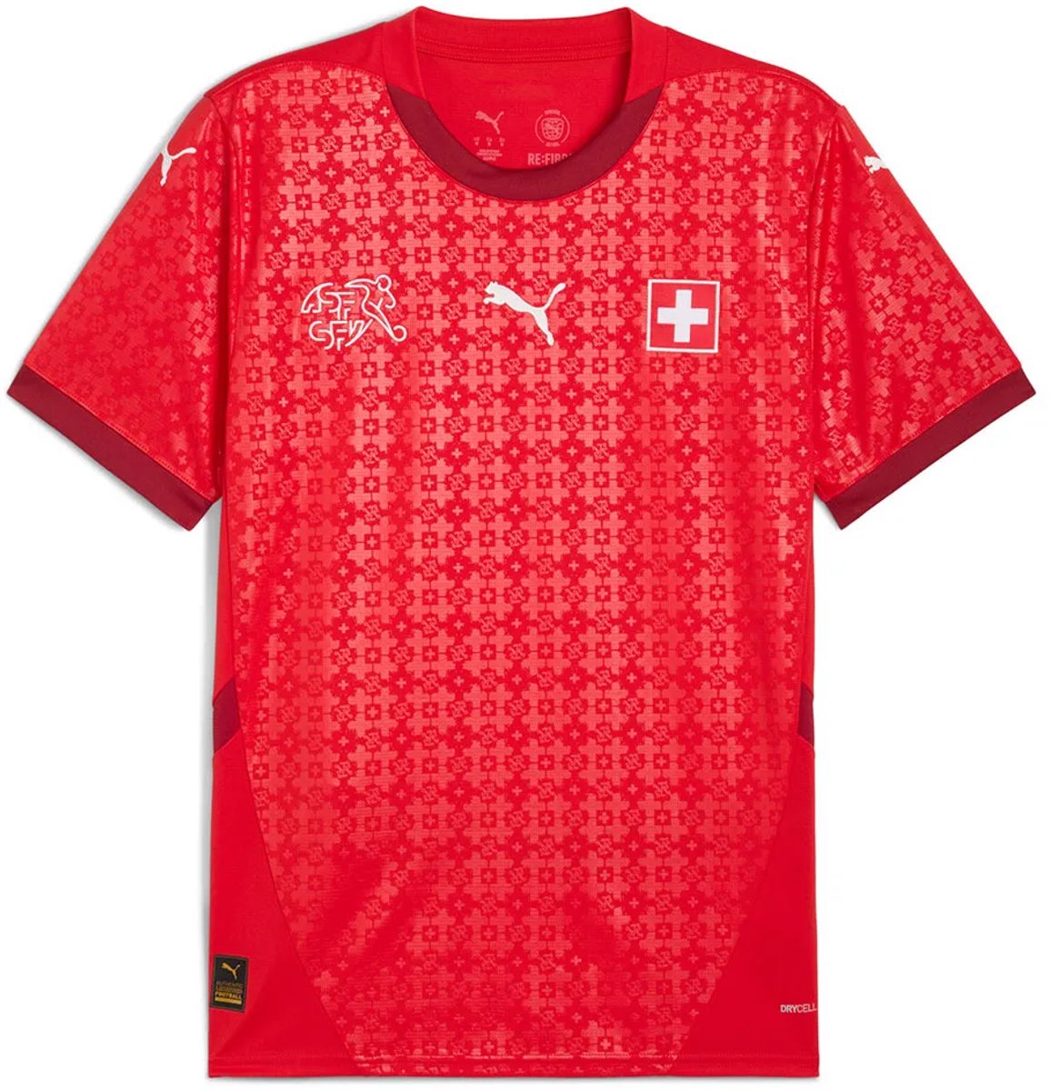 Puma Switzerland 24/25 Replica T-shirt Met Korte Mouwen Rood S Man
