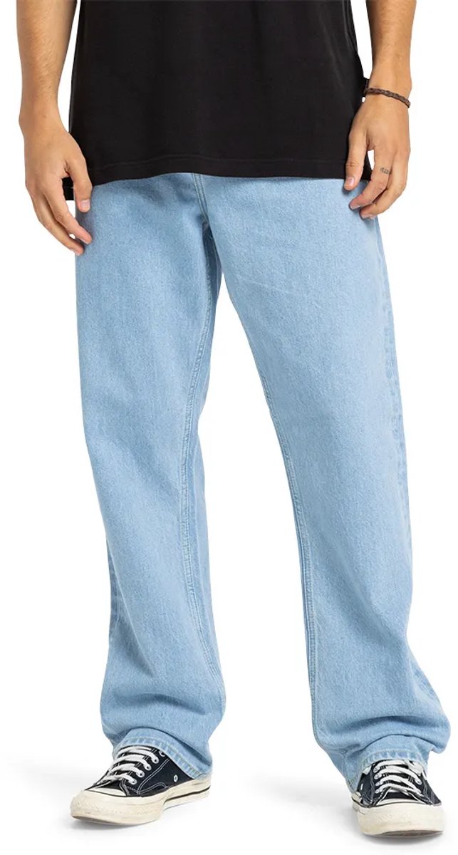 Quiksilver Baggy Spijkerbroek 34 Man Indigo Light
