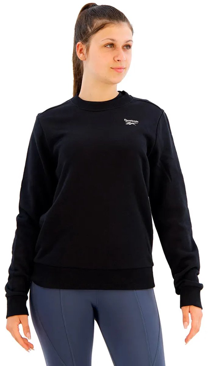 Reebok Ri Sl French Terry Crew Sweatshirt Vrouw Zwart