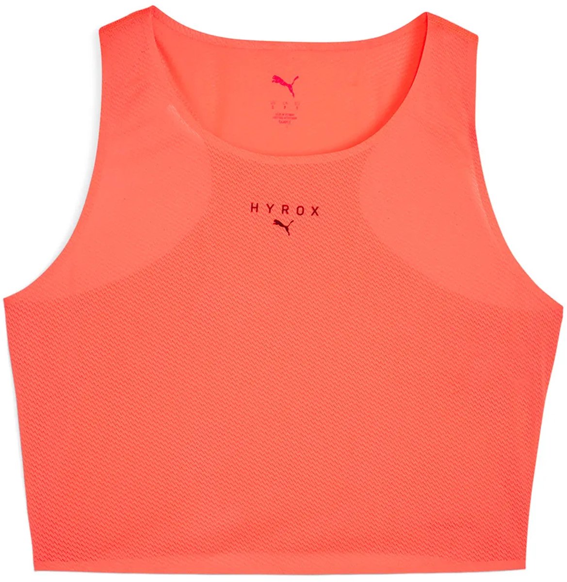 Puma X Hyrox Ultraspun Crop Mouwloos T-shirt Vrouw Rood