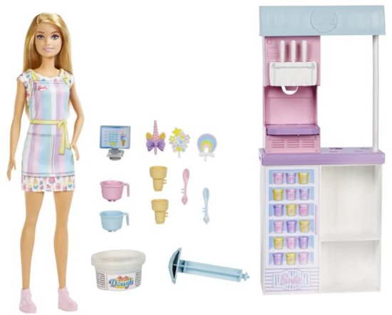 Barbie IJssalon Speelset - Barbiepop van Barbie — afbeelding 3