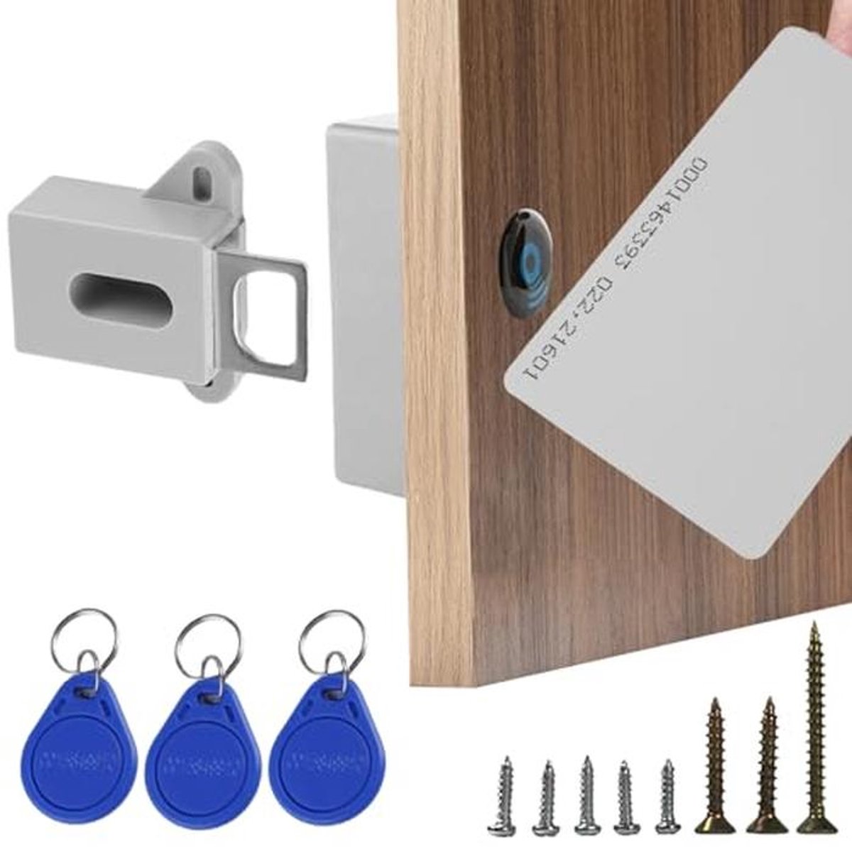 Slimme Kastslot met NFC-technologie en RFID-toegang - Veilig en Eenvoudig te Installeren Meubelslot