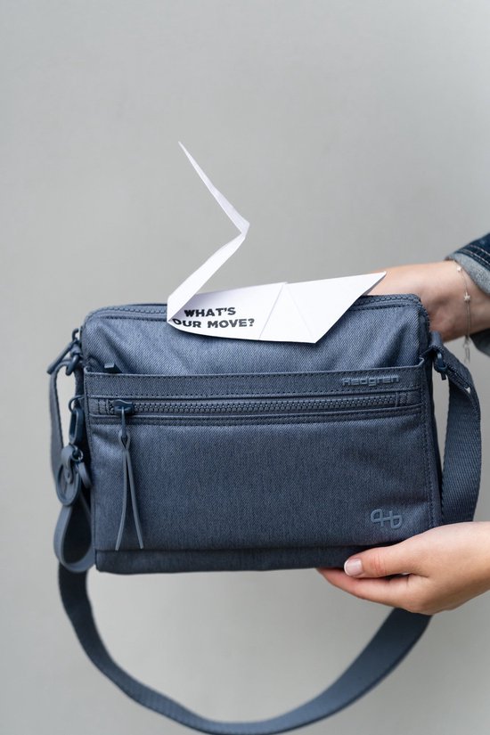 Hedgren Eye Sac bandoulière femme avec protection RFID – Petit – Total Eclipse