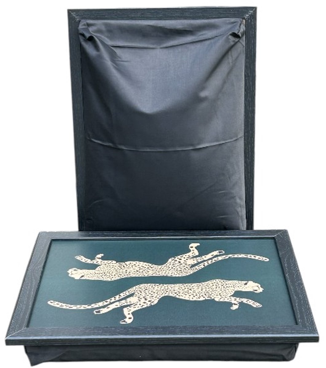 XL Laptray - Laptoptafel - Schootkussen - Extra Groot - Cheetah - 50x37x8 cm