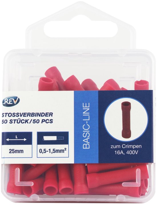 SILISTO Classic kunststof beglazingsblokjes, 100 x 36 x 3 mm, Kleur: rood, 1000 stuks