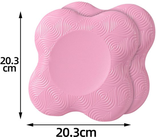 2 x Yogamat- Yogamat antislip - Yogamatten - beschermt de knieën、 handen、polsen en ellebogen - slijtvast -antislip （20.3 x 20.3CM） — afbeelding 5