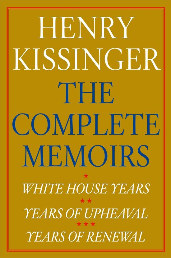 Henry Kissinger The Complete Memoirs E-book Boxed Set - cover