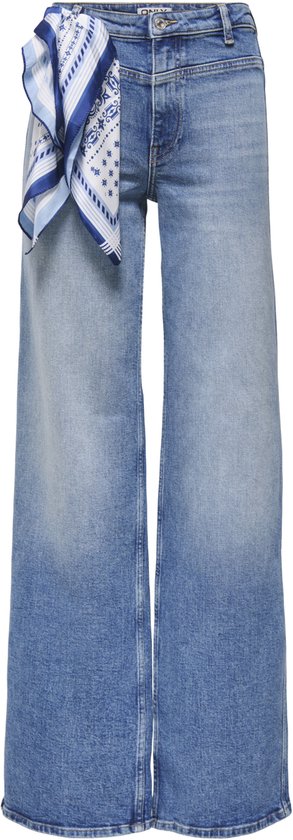 Écharpe Only Jeans Only Jeans HW à coupe large DNM Rea 15363818 Denim Blue Medium Taille femme - W29