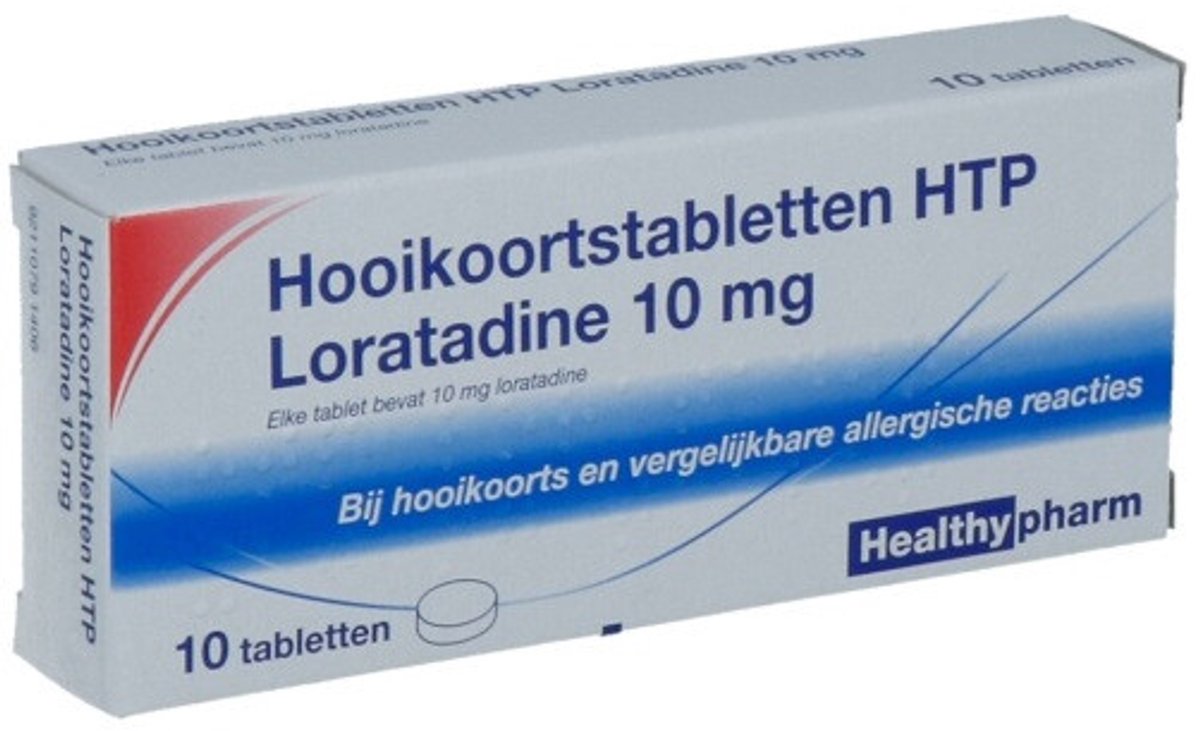 Healthypharm Hooikoortstabletten HTP Loratadine 10 mg - 3 x 10 tabletten