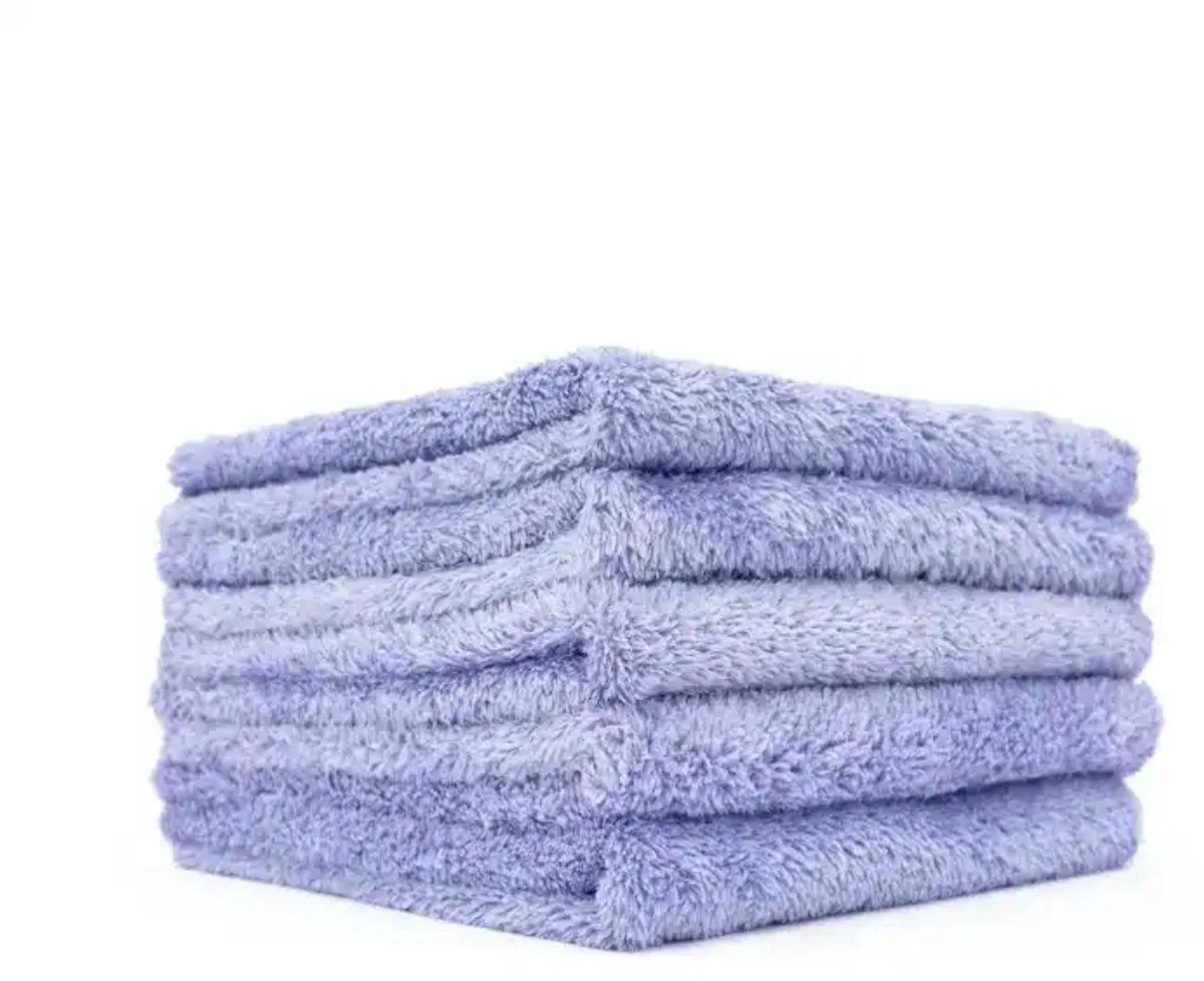 THE RAG COMPANY Eagle Edgeless 350 Lavendel microvezeldoek 5 Stuks Polijstdoek